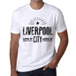 Mens Vintage Tee Shirt Graphic T Shirt Live It Love It Liverpool White - White / Xs / Cotton - T-Shirt