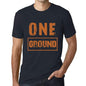 Mens Vintage Tee Shirt Graphic T Shirt One Ground Navy - Navy / Xs / Cotton - T-Shirt