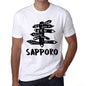 Mens Vintage Tee Shirt Graphic T Shirt Time For New Advantures Sapporo White - White / Xs / Cotton - T-Shirt