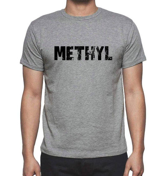 Methyl Grey Mens Short Sleeve Round Neck T-Shirt 00018 - Grey / S - Casual
