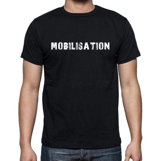 Mobilisation French Dictionary Mens Short Sleeve Round Neck T-Shirt 00009 - Casual