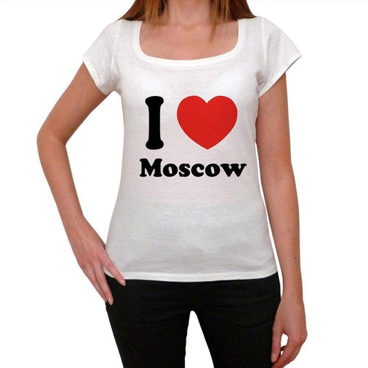 Moscow T shirt woman,traveling in, visit Moscow,Women's Short Sleeve Round Neck T-shirt 00031 - Ultrabasic