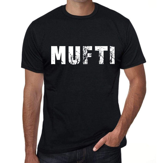 Mufti Mens Retro T Shirt Black Birthday Gift 00553 - Black / Xs - Casual