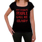 My Favorite People Call Me Brandy Black Womens Short Sleeve Round Neck T-Shirt Gift T-Shirt 00371 - Black / Xs - Casual