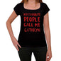 My Favorite People Call Me Cathryn Black Womens Short Sleeve Round Neck T-Shirt Gift T-Shirt 00371 - Black / Xs - Casual