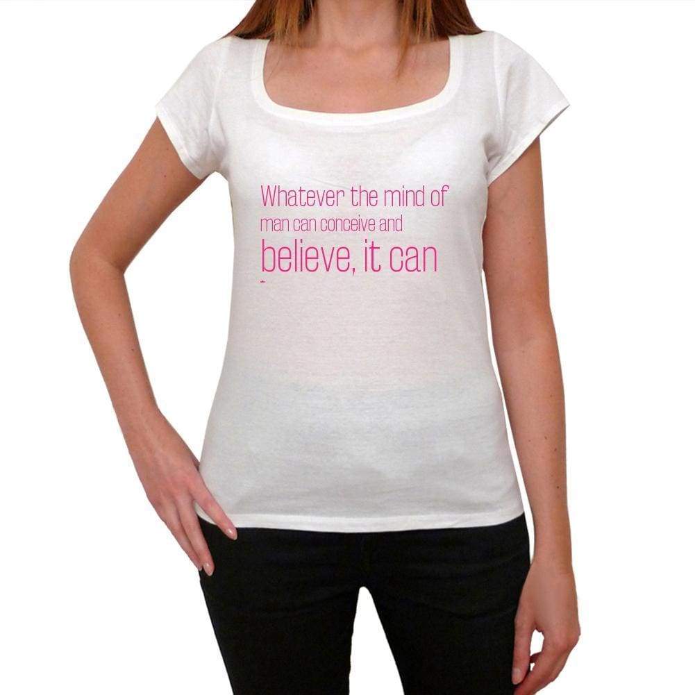 Napoleon Hill, Whatever the mi Women's Short Sleeve Round Neck T-shirt - Ultrabasic