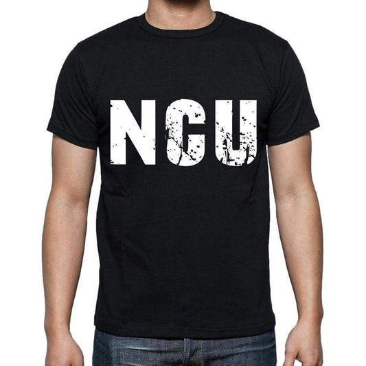 Ncu Men T Shirts Short Sleeve T Shirts Men Tee Shirts For Men Cotton Black 3 Letters - Casual