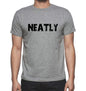 Neatly Grey Mens Short Sleeve Round Neck T-Shirt 00018 - Grey / S - Casual