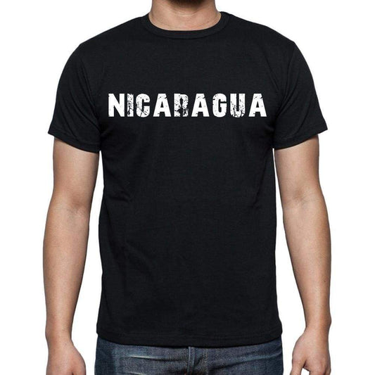 Nicaragua T-Shirt For Men Short Sleeve Round Neck Black T Shirt For Men - T-Shirt