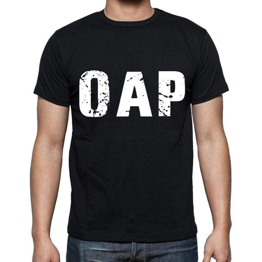 Oap Men T Shirts Short Sleeve T Shirts Men Tee Shirts For Men Cotton Black 3 Letters - Casual