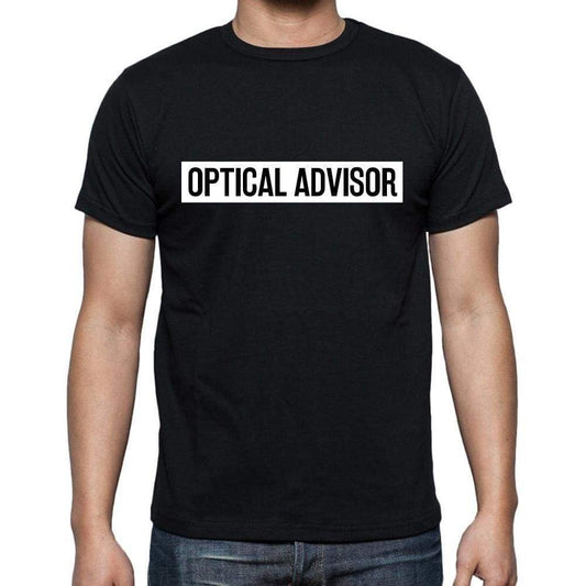 Optical Advisor T Shirt Mens T-Shirt Occupation S Size Black Cotton - T-Shirt