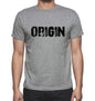 Origin Grey Mens Short Sleeve Round Neck T-Shirt 00018 - Grey / S - Casual