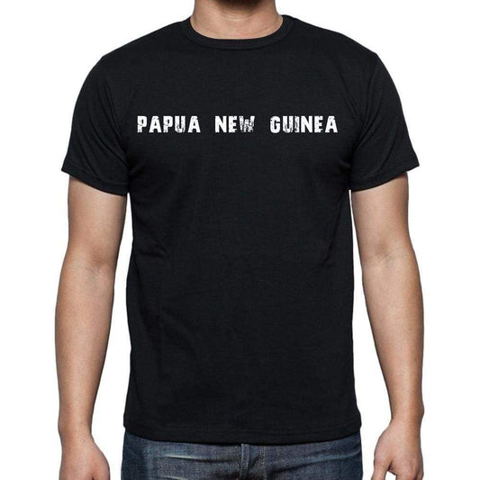 Papua New Guinea T-Shirt For Men Short Sleeve Round Neck Black T Shirt For Men - T-Shirt