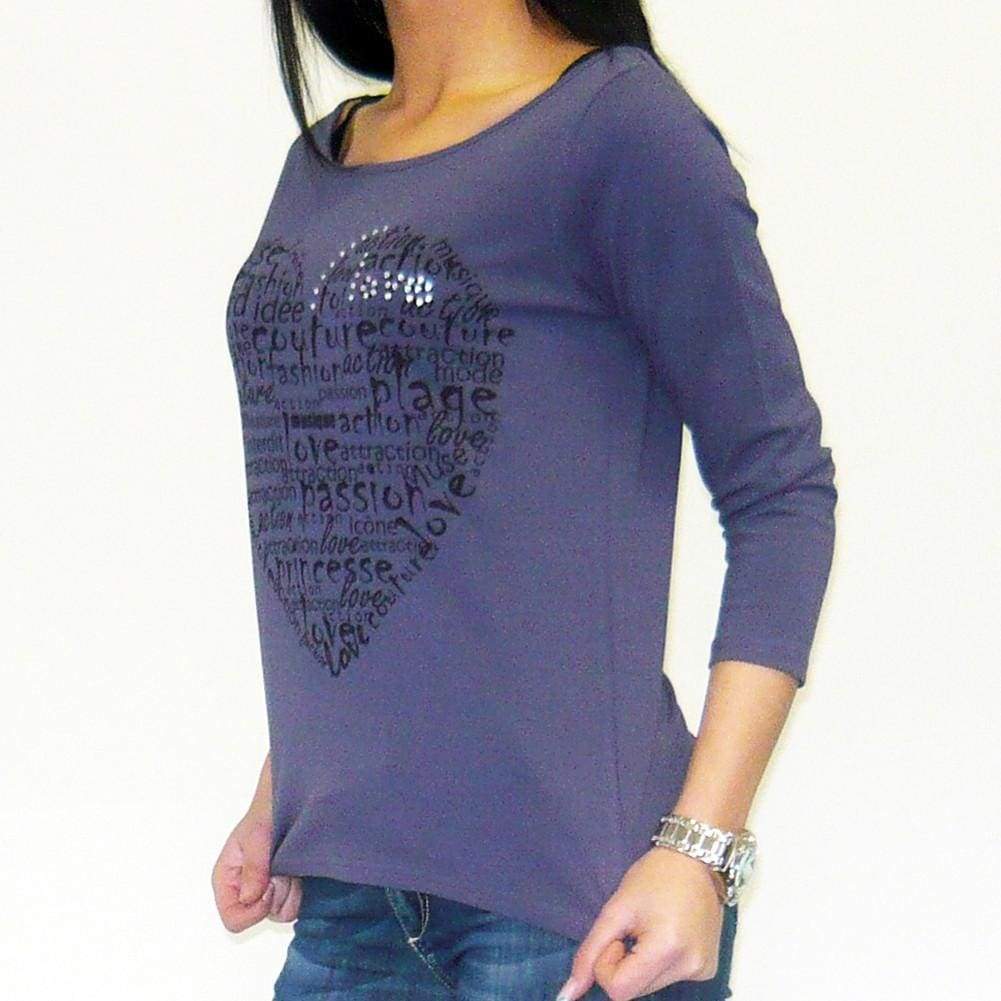 Passion:womens T-Shirt 3/4 Sleeve One In The City