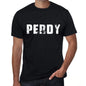 Perdy Mens Retro T Shirt Black Birthday Gift 00553 - Black / Xs - Casual