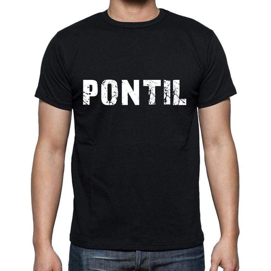 Pontil Mens Short Sleeve Round Neck T-Shirt 00004 - Casual