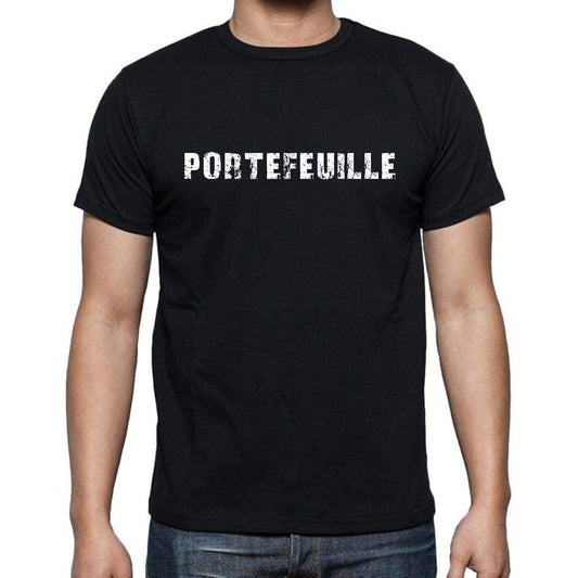Portefeuille French Dictionary Mens Short Sleeve Round Neck T-Shirt 00009 - Casual