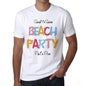 Porto Pim Beach Party White Mens Short Sleeve Round Neck T-Shirt 00279 - White / S - Casual