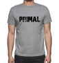 Primal Grey Mens Short Sleeve Round Neck T-Shirt 00018 - Grey / S - Casual