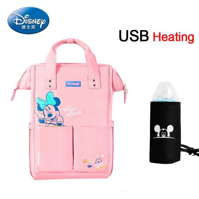 Disney Diaper Bag Maternity Nappy Backpack Large Capacity Nursing Travel Backpack Heat Preservation diaper bag backpack