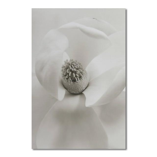 European Black And White Flowers Decorative Paintings Canvas Posters and Prints Wall Art Picture For Living Room Home Decoration