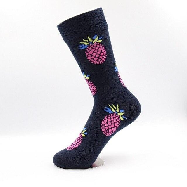 Woman Socks Cotton Funny Socks Avocado Burger Apple Fruit Food Socks Winter harajuku Casual Socks Happy kawaii female long socks