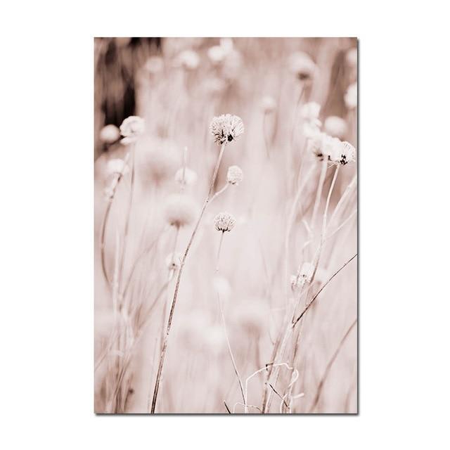 Grass Nature Picture Scandinavian Poster Landscape Wall Art Canvas Print Painting Nordic Style Modern Modern Living Room Decor