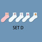 Ins Style Funny Animal Patterned Women Short Set Socks 5 Pairs Cartoon Ulzzang Cotton Ankle Breathable Female Harajuku Cool Sox