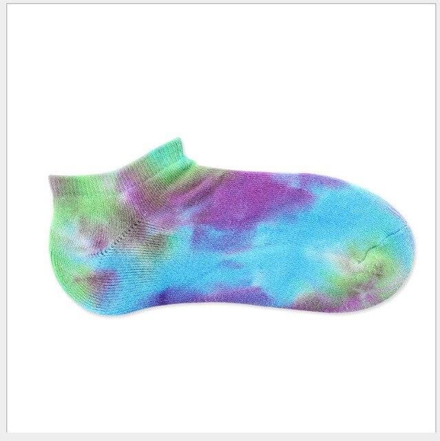 2020 Cotton Skate Socks Men Women Sock Knee-high Funny Cycling Running Hiking Tie Dye Sox Harajuku Hip Hop Happy Socks