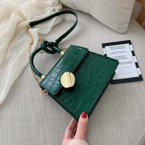 Quality Stone Pattern Leather Crossbody Bags For Women Designer Small Handbags Chain Shoulder Messenger Bag Mini Purses Hand Bag