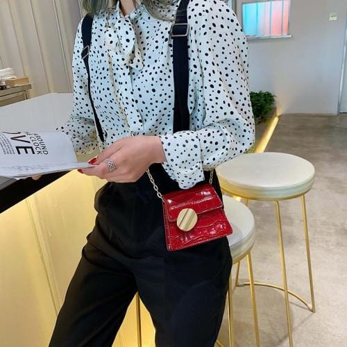 Quality Stone Pattern Leather Crossbody Bags For Women Designer Small Handbags Chain Shoulder Messenger Bag Mini Purses Hand Bag