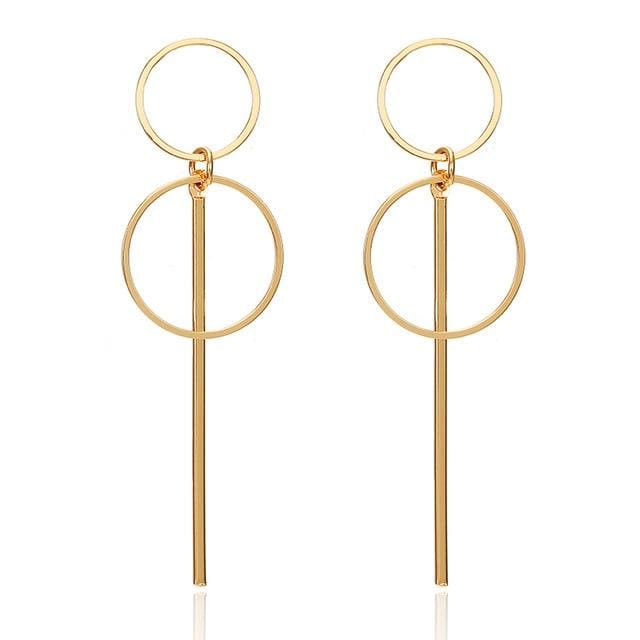 Fashion Statement Earrings 2019 Big Geometric earrings For Women Hanging Dangle Earrings Drop Earing modern Jewelry