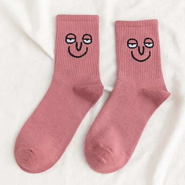 Unisex Surprise Mid Men Socks Harajuku Colorful Funny Socks Men 100 Cotton 1 Pair Kawaii Size 35-42