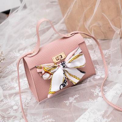 Brand Women's Handbags 2020 New Solid Color Lychee Pattern Scarf Pouch Shoulder Messenger Bag Mini ladies lock Hand bag sac