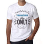 Promising Vibes Only White Mens Short Sleeve Round Neck T-Shirt Gift T-Shirt 00296 - White / S - Casual