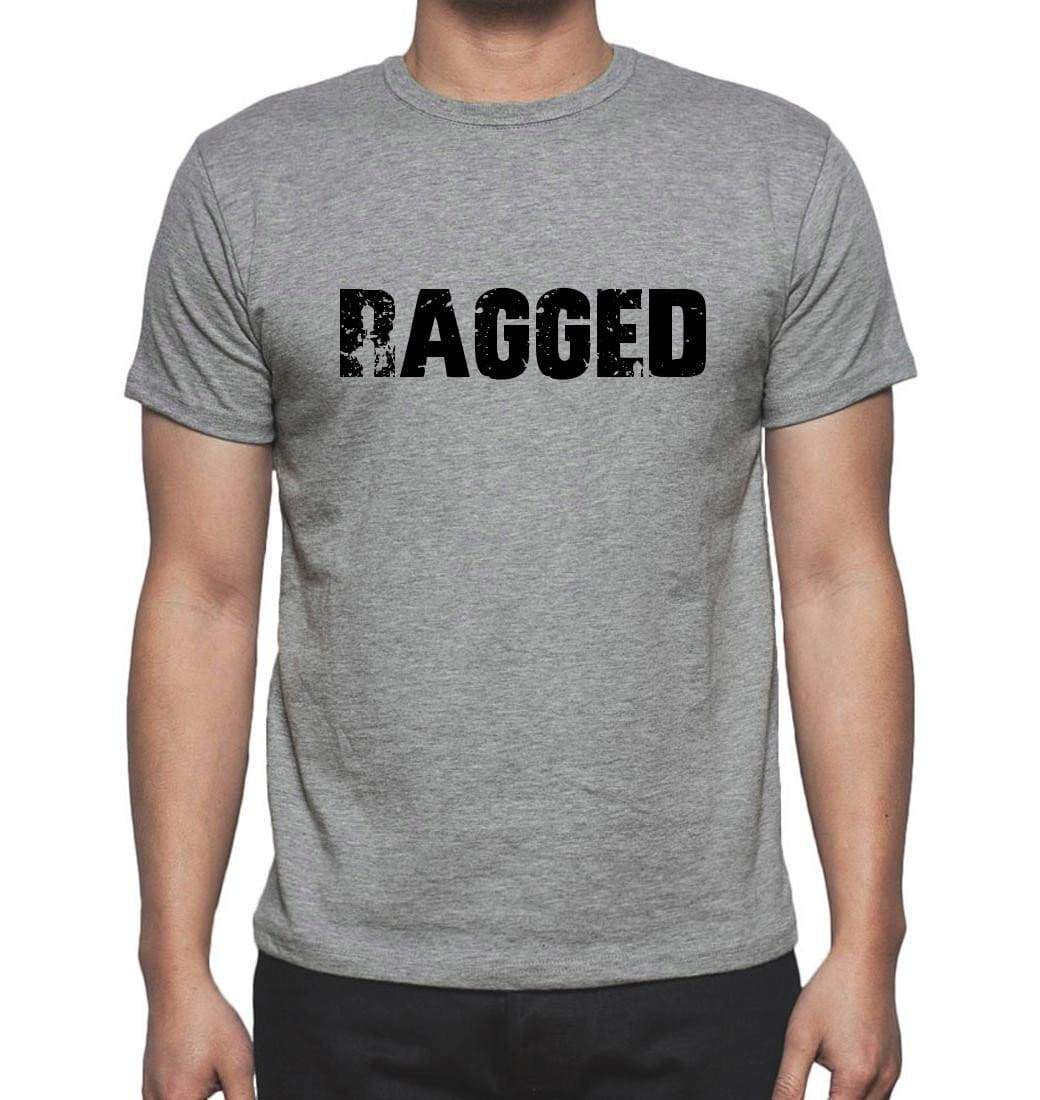 Ragged Grey Mens Short Sleeve Round Neck T-Shirt 00018 - Grey / S - Casual