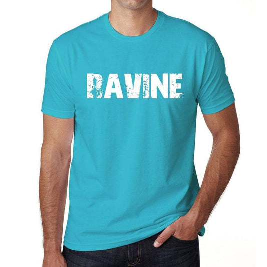 Ravine Mens Short Sleeve Round Neck T-Shirt 00020 - Blue / S - Casual