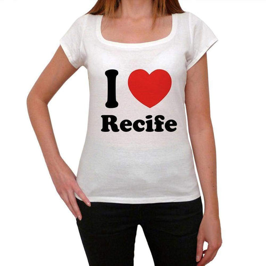 Recife T shirt woman,traveling in, visit Recife,Women's Short Sleeve Round Neck T-shirt 00031 - Ultrabasic