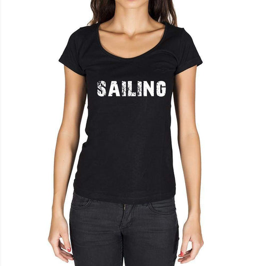 Sailing T-Shirt For Women T Shirt Gift Black - T-Shirt