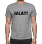 Salary Grey Mens Short Sleeve Round Neck T-Shirt 00018 - Grey / S - Casual