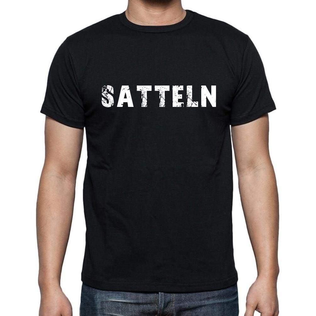 Satteln Mens Short Sleeve Round Neck T-Shirt - Casual