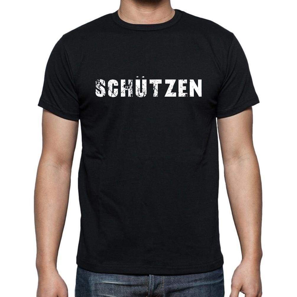 Schtzen Mens Short Sleeve Round Neck T-Shirt - Casual