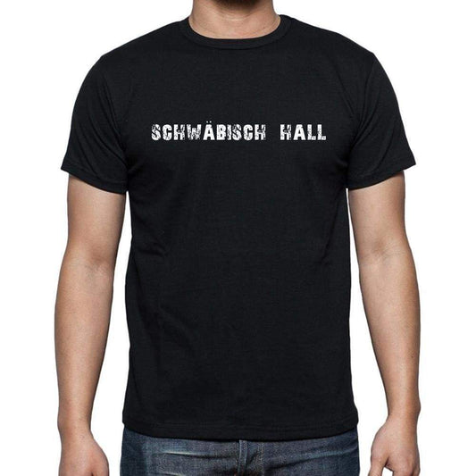 Schw¤Bisch Hall Mens Short Sleeve Round Neck T-Shirt 00003 - Casual