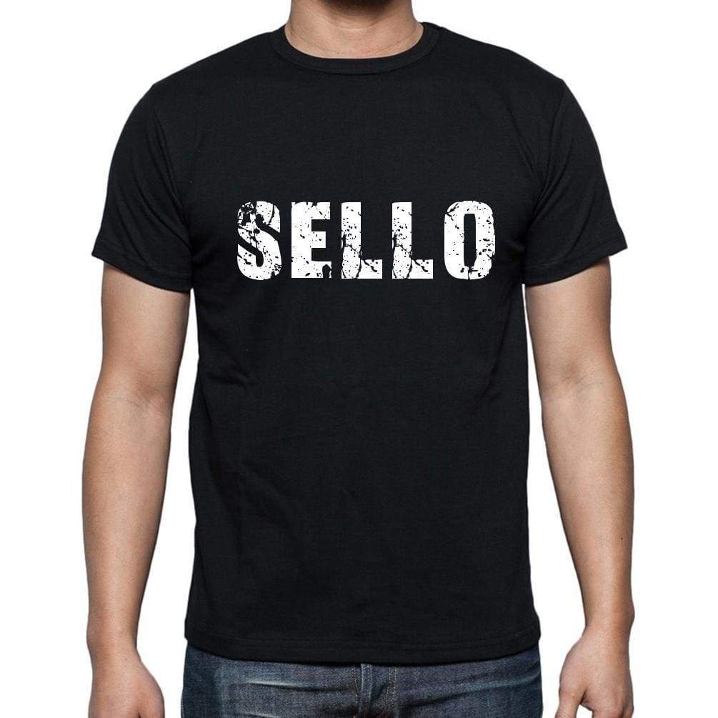 Sello Mens Short Sleeve Round Neck T-Shirt - Casual