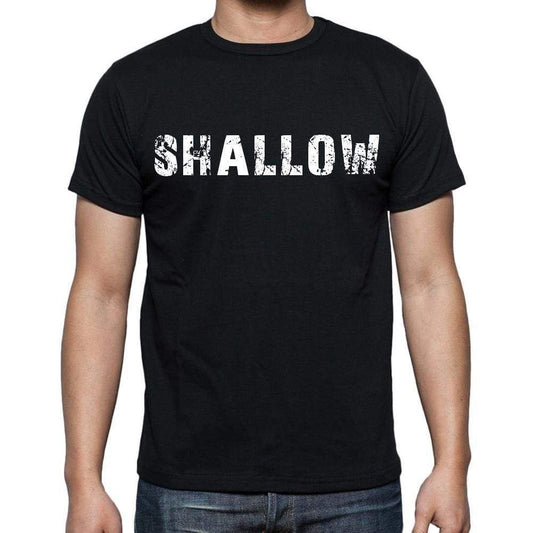 Shallow Mens Short Sleeve Round Neck T-Shirt - Casual