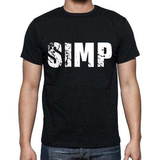 Simp Mens Short Sleeve Round Neck T-Shirt 00016 - Casual