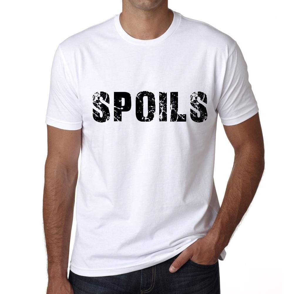 Spoils Mens T Shirt White Birthday Gift 00552 - White / Xs - Casual
