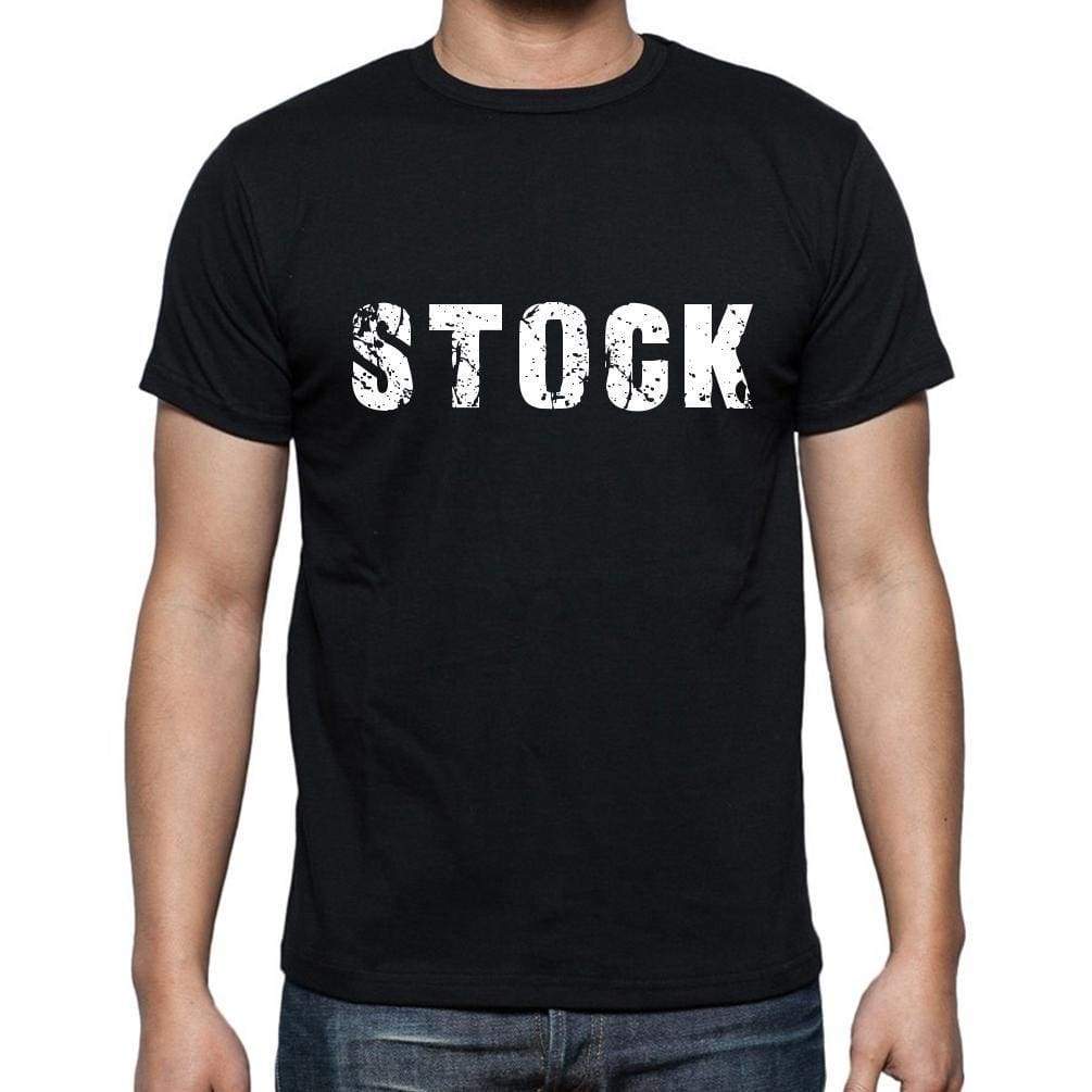 Stock Mens Short Sleeve Round Neck T-Shirt - Casual