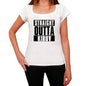 Straight Outta Kirov Womens Short Sleeve Round Neck T-Shirt 100% Cotton Available In Sizes Xs S M L Xl. 00026 - White / Xs - Casual