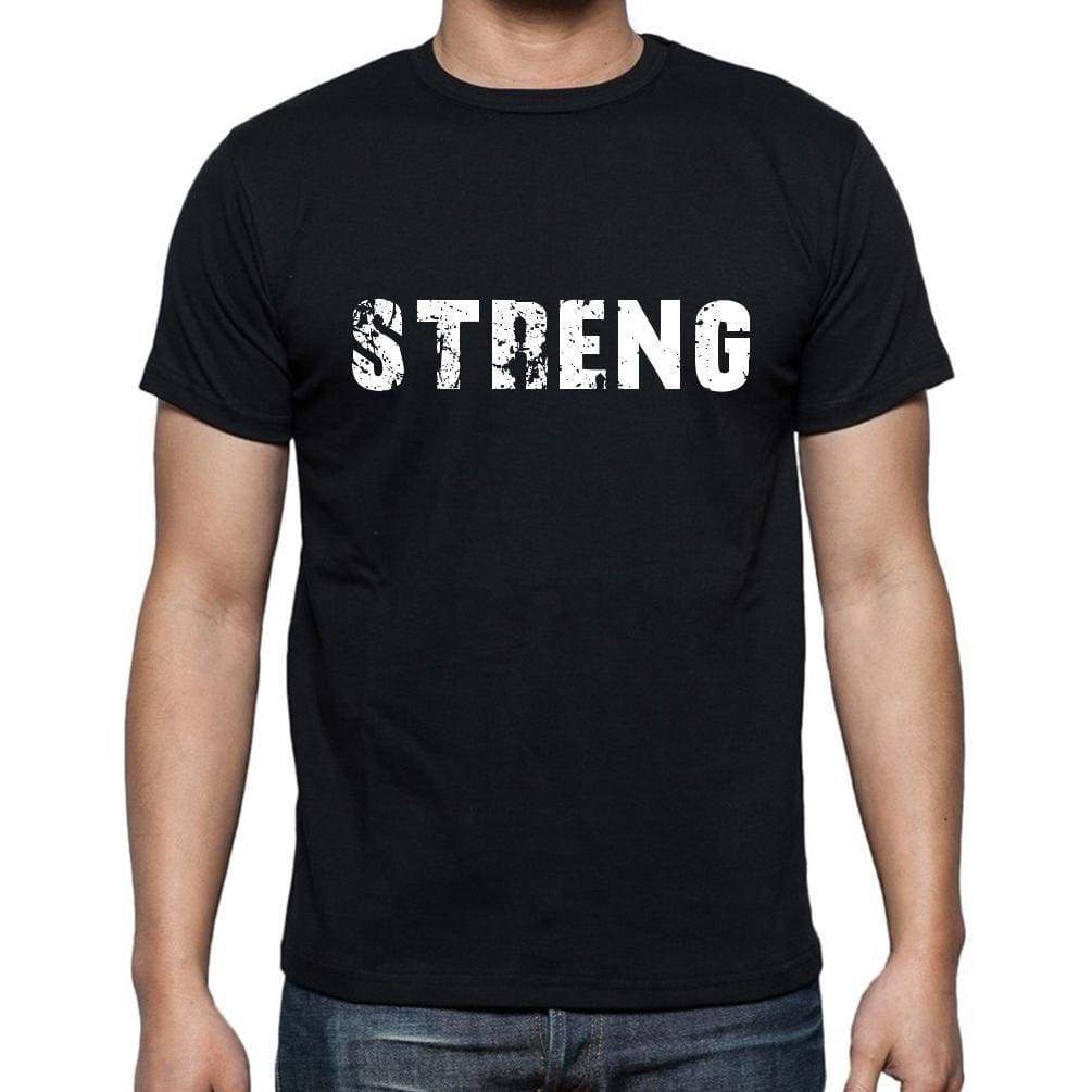 Streng Mens Short Sleeve Round Neck T-Shirt - Casual